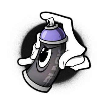 Montana black spraycan - vector illustration