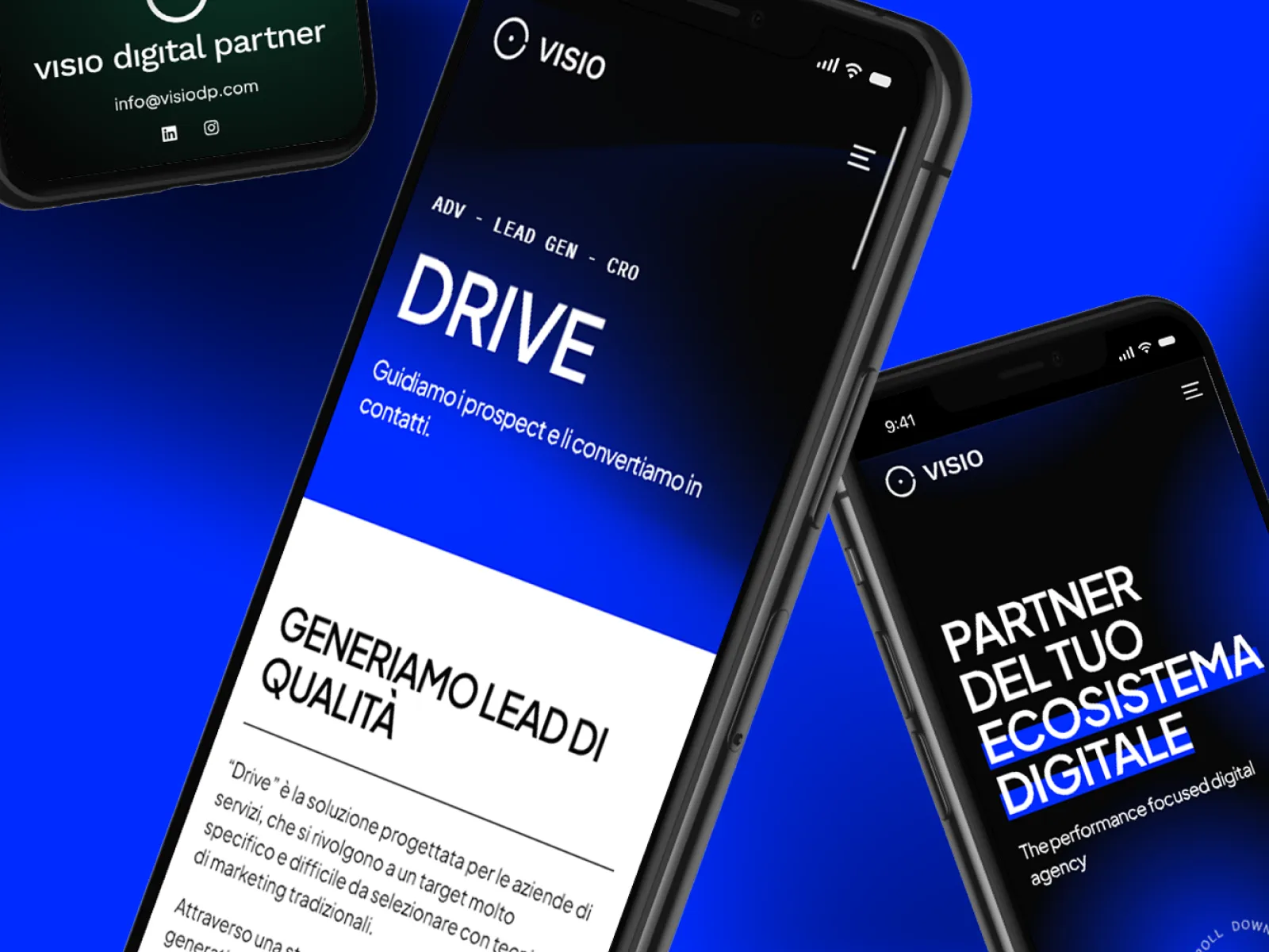 Performance focused digital agency website